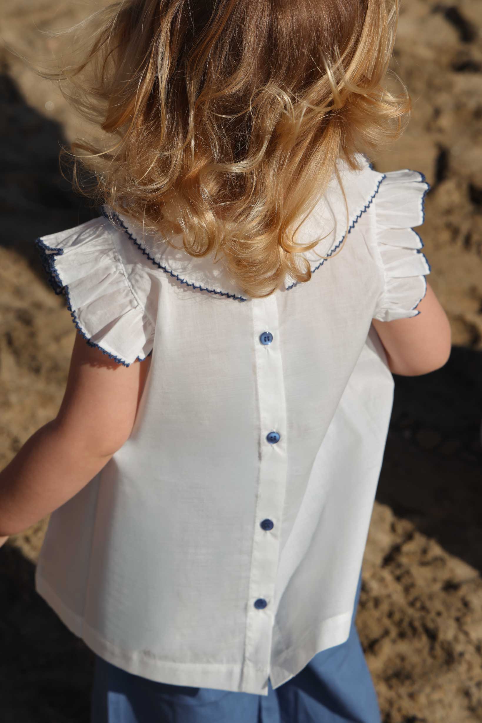 Blusa Algodón - Brodé Bleu