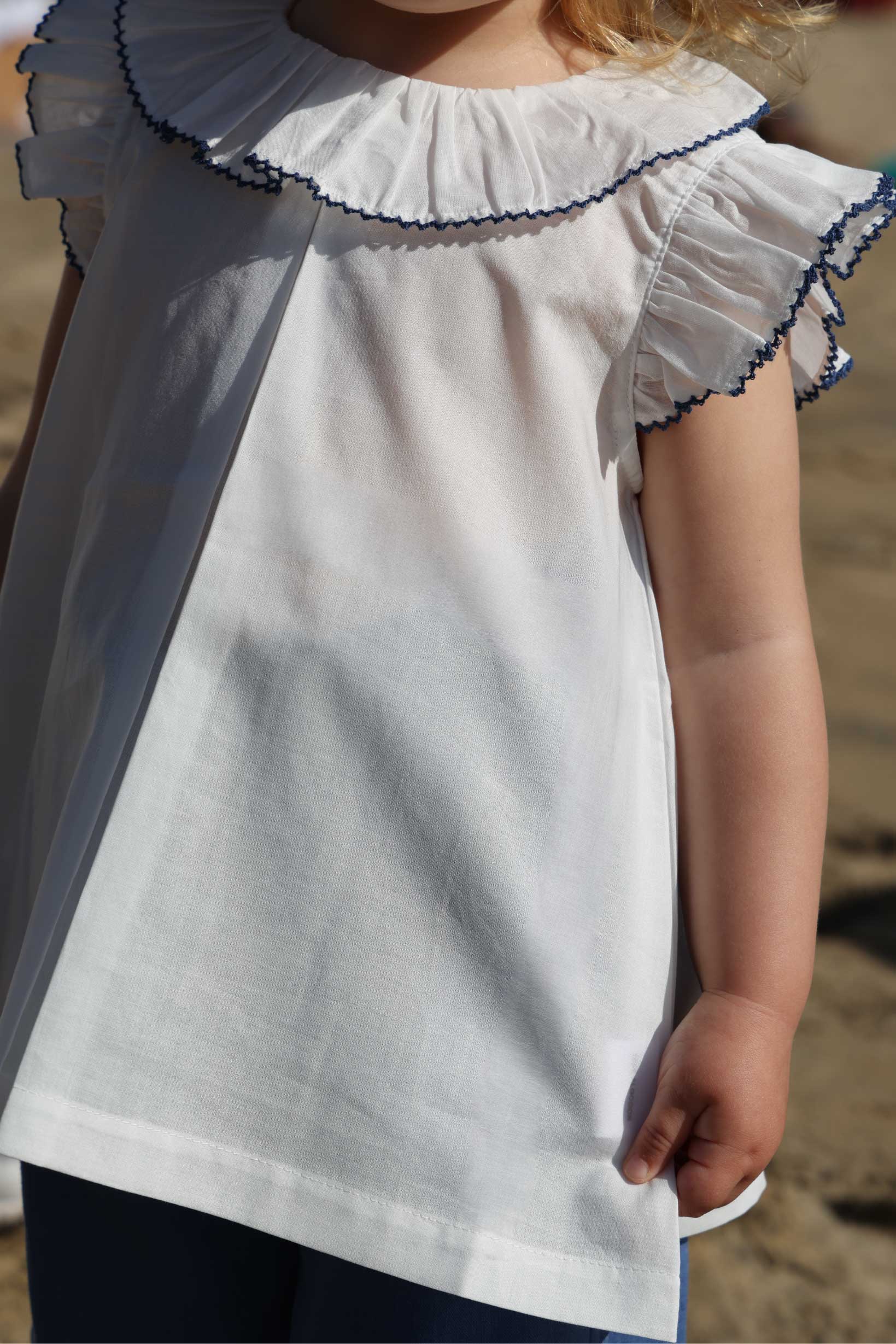 Blusa Algodón - Brodé Bleu