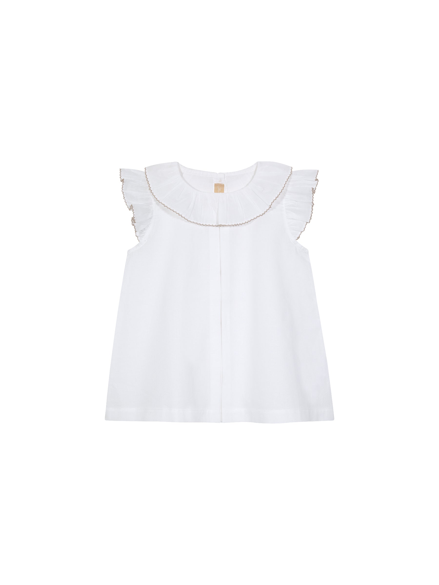 Blusa Algodón - Brodé Sable