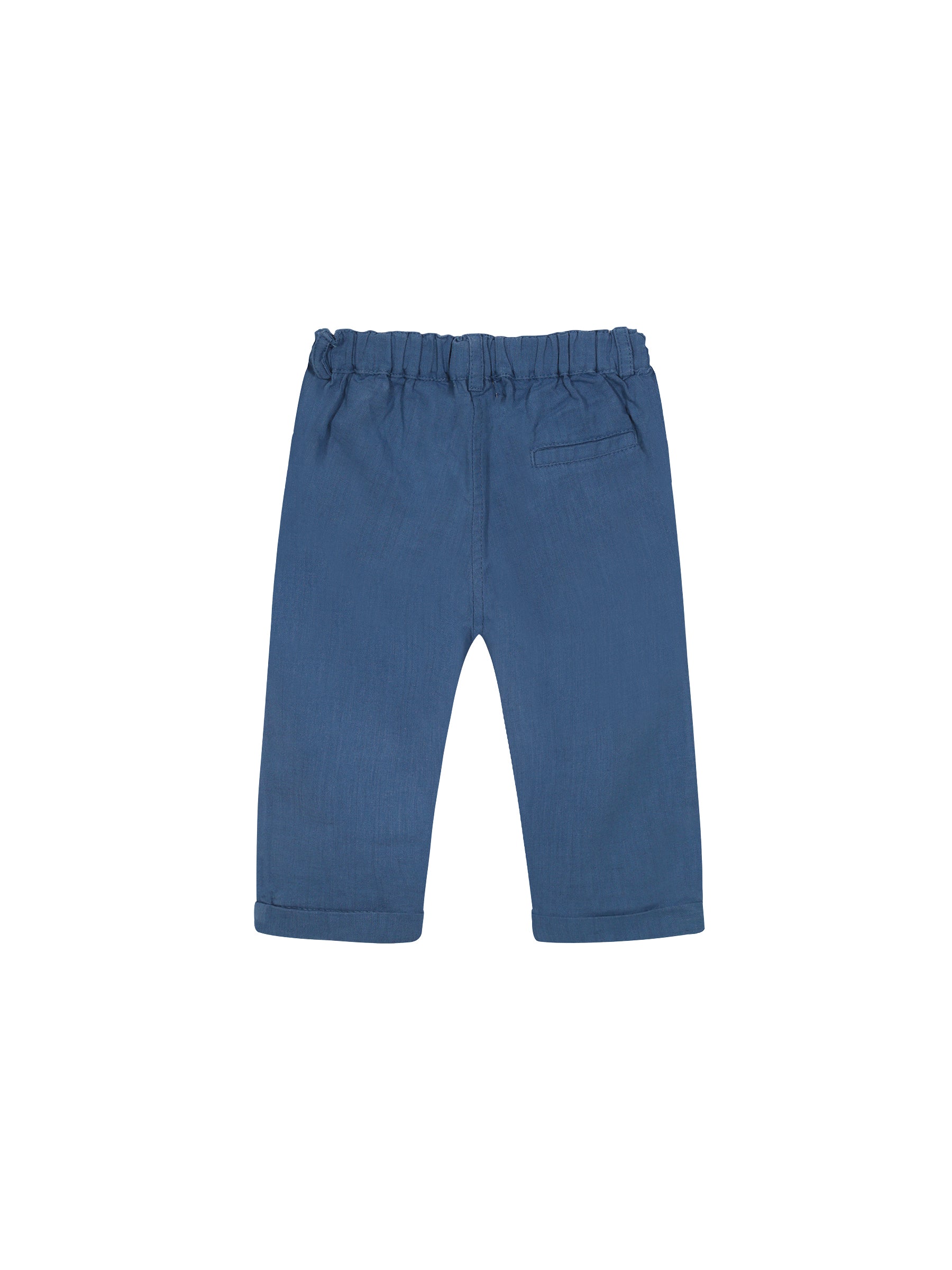 Pantalón Lino Niño - Bleu Roi