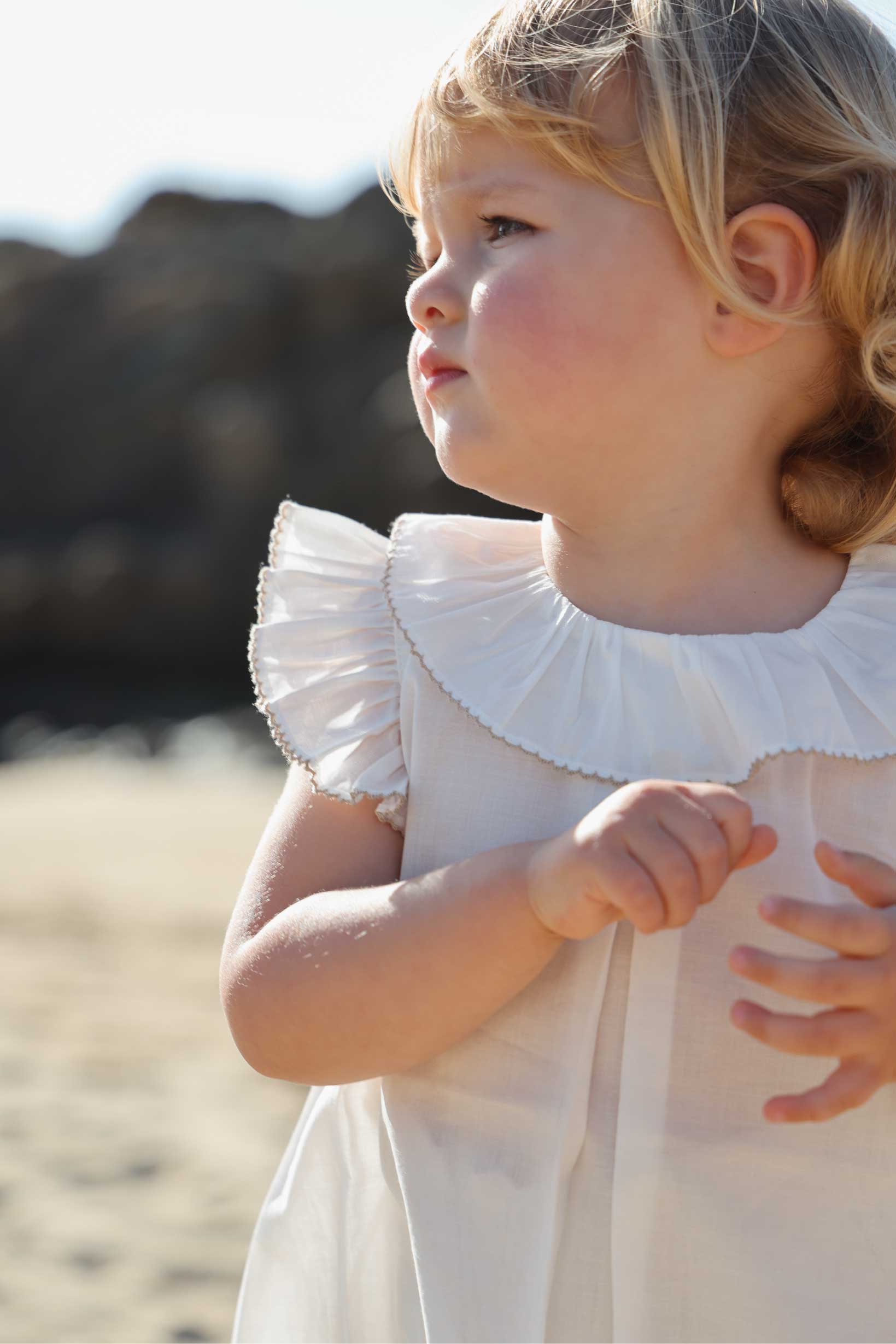Blusa Algodón - Brodé Sable