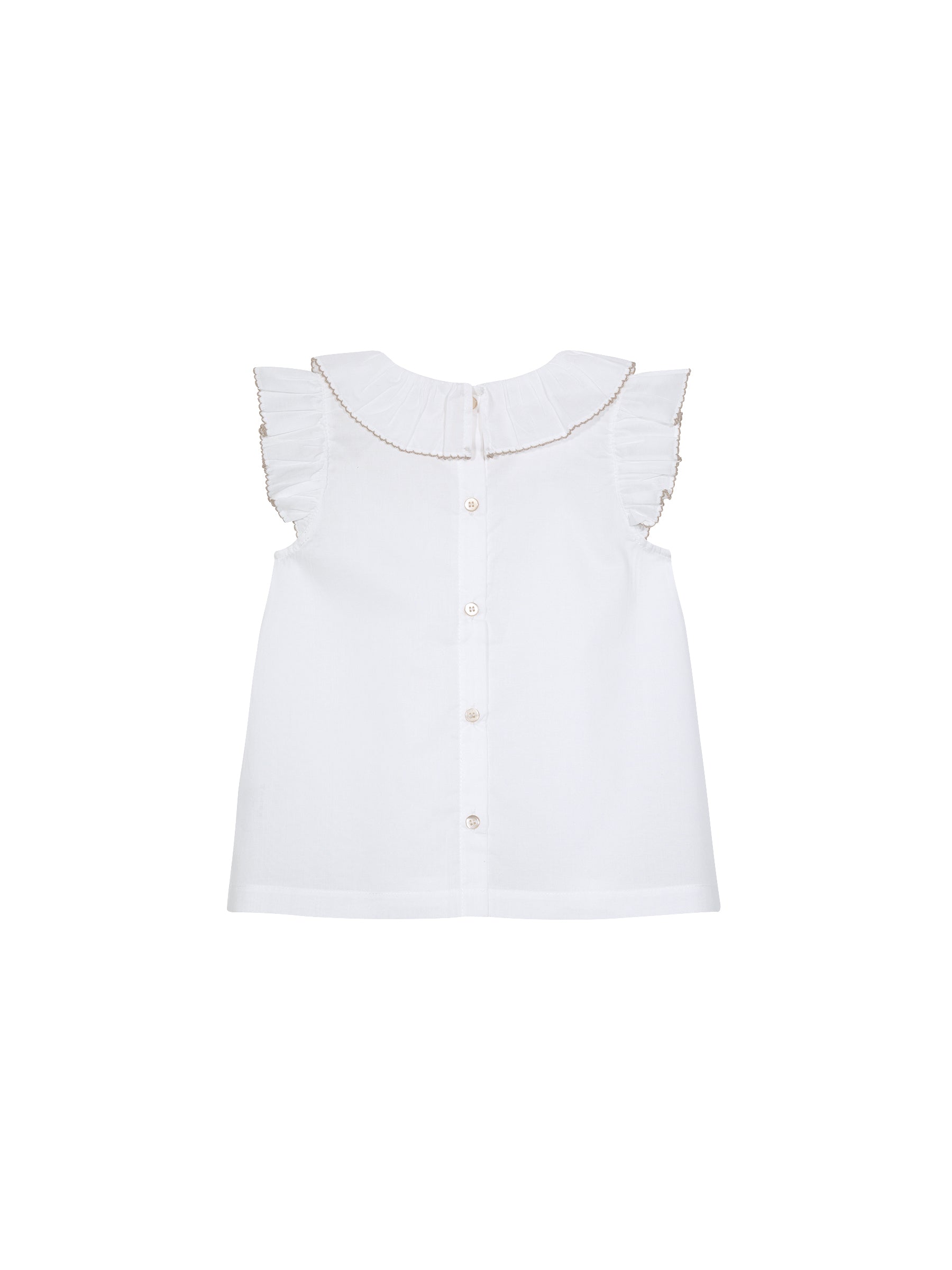 Blusa Algodón - Brodé Sable