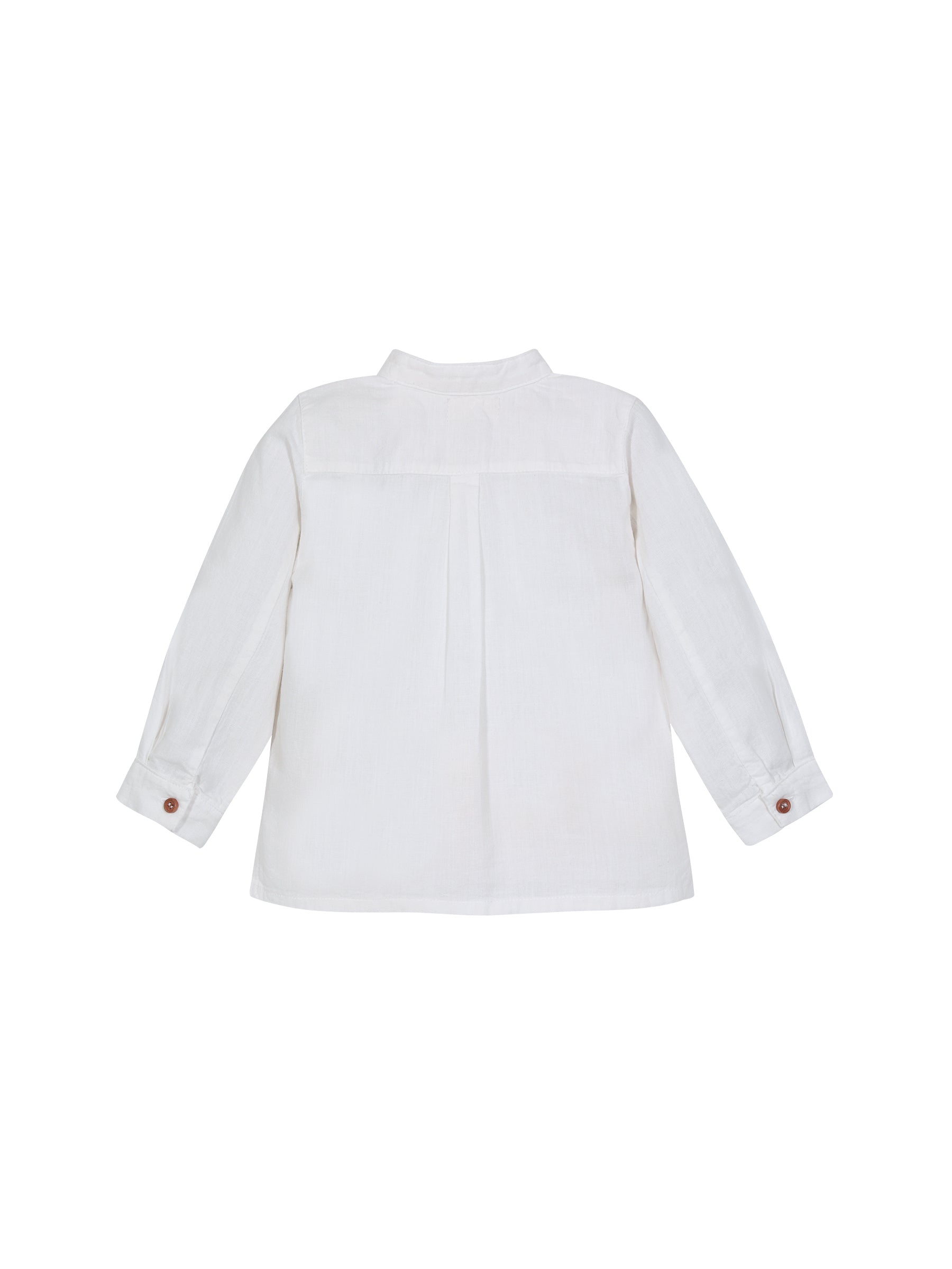 Camisa Cuello Mao - Blanche