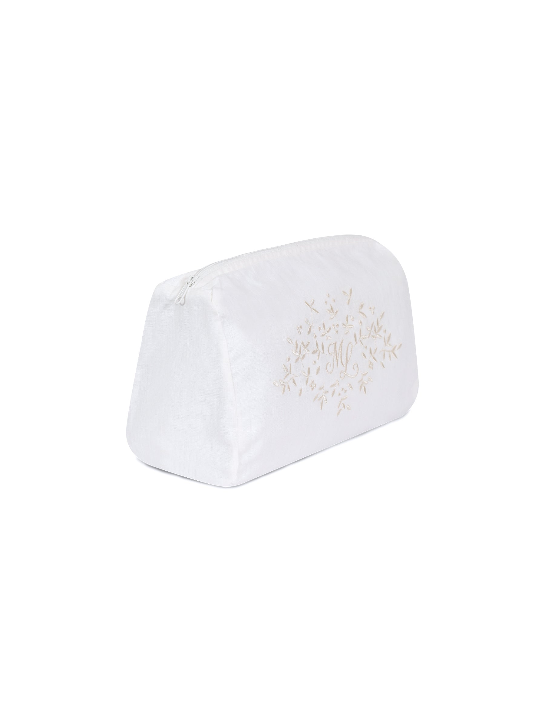 Neceser Lino - Brodé Beige